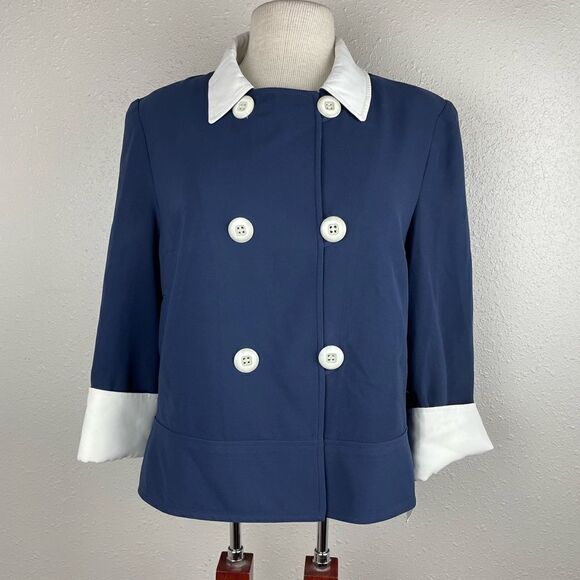 NWT Larry Levine Dress Jacket Size 14 - Picture 1 of 7
